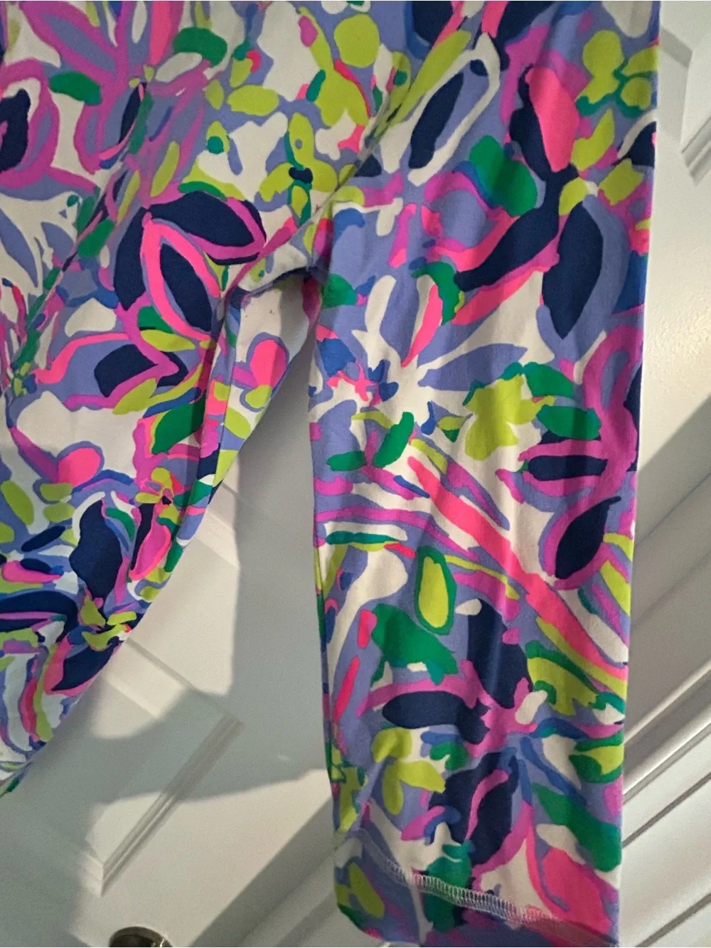 Lilly Pulitzer Justina Top Purple Pink Multi Size L